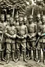 Placeholder: army of distopian victorian soldiers african