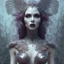 Placeholder: a beautiful gothic woman morphing into a raven, 8k resolution, high-quality, fine-detail, color, intricate, realistic, sharp, crisp, digital art, detailed matte, volumetric lighting, illustration, octane render, brian froud, howard lyon, Anne Dittman, Anne Stokes, Lisa Parker, Selina French