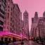 Placeholder: city in light pink