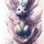 Placeholder: Cute Pokémon, watercolor illustration by <agnes cecile> style <Yoji Shinkawa>, <Jackson Pollock>, intricate detail , soft smooth lighting, soft pastel colors,