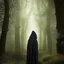 Placeholder: the Grim Reaper wearing black robe and hood, standing in a beautiful forest and surrounded by woodland animals, flowers, 8k resolution, high-quality, fine-detail, iridescent, intricate, digital art, detailed matte, volumetric lighting, beautiful, illustration, 3D octane render, margaret weiss, brian froud, howard lyon, selina french, anna dittmann, annie stokes, lisa parker, greg rutowski,