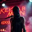Placeholder: a very thin swedish man, with a skimask with only a hole for the mouth (no eyes), he is called "KEBAB MAN" performing at death metal club, his name is "KEBAB MAN" kebab rolls On stage, kebab Neon lights and smog, and "KEBAB MAN" big sign on the wall, spinning kebab machines, flames and smoke, chaos, he singing with mic,