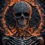 Placeholder: skeleton made of glowing ember, covered in black fluid fire ink, Portrait Photography, Fantasy Background, Intricate Patterns, Ultra Detailed, Luminous, Radiance, beautiful, Ultra Realism, Complex Details, Intricate Details, 16k, HDR, High Quality, Trending On Artstation, Sharp Focus, Studio Photo, Intricate Details, Highly Detailed