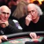 Placeholder: Larry David at the world series of poker