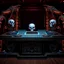 Placeholder: DJ of the damnded, insanely detailed DJ booth in hell, MID set, speakers and equipment made of bone, anatomically correct, add more skulls in th audience, photorealism, vray, 8k 3d https://stablecog.com/generate?o=a67b60e0-edd2-418d-9744-d1d585055d7f