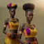 Placeholder: kente african bride model, full body, cinema 4d, octane render, high detail