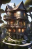 Placeholder: fantasy house with balcony