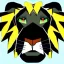 Placeholder: Lion King Animation OC Loca male lion triangular face shape hooked black nose tip