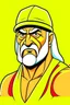 Placeholder: Hulk Hogan Professional wrestler catoon 2d