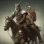 Placeholder: an old viking riding a zombie horse, scary, steam punk, realistic, made in octane, cinematic, ultra-realistic, extremely detailed octane rendering, 8K, VRAY Super Real ar 2:3, dof photorealistic futuristic 50mm lens hard lighting dark gray tintype photograph, realistic lighting, sepia color