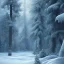 Placeholder: ice, blue, forest, snow, beautiful, mountain, masterpiece, expert, 8K, hyperrealism, sharp focus, cinematic lighting