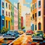 Placeholder: The mix of past and present meet in this pixelated painting. Created with a palette knife technique, this work captures the energy of a being out of the ordinary. Immerse yourself in a surreal world that evokes the 1950s, where the visual juxtaposition between classic and contemporary becomes a canvas of unique expression. Each pixel is a piece of this artistic puzzle that transports you to an extraordinary universe.