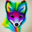 Placeholder: Rainbow fox