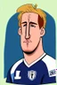 Placeholder: Harry Kane English soccer player r cartoon 2d