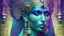 Placeholder: Queen Of The Damned Disguised In Pastels; Hieroglyphics, Symbolism, Dystopian, Elegant, Fantastical, Intricate, Hyperdetailed, Holographic, Magnificent, Meticulous, Mysterious, Ominous