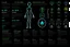 Placeholder: alien infographic with info about humans, black background