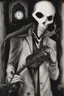 Placeholder: ghost of shadow Violinist, man, fantasy