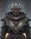 Placeholder: star wars bald male corellian jedi wearing gunmetal grey and black old republic armored flightsuit with gold and metallic red trim inside the jedi temple, centered head and shoulders portrait, hyperdetailed, dynamic lighting, hyperdetailed background, 8k resolution, volumetric lighting, light skin, fully symmetric details