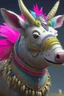 Placeholder: Piñata animal , 3d 4k octane render, lifelike, photorealistic, artstation, illustration, smooth, sharp focus, ornate, intricate, complex, highly detailed, digital painting, smooth, art by tom bagshaw, akihiko yosh