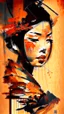 Placeholder: abstract art chinese women