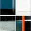 Placeholder: Minimal contemporary abstract oil paintings of desolate 1960s carpark with road markings and concrete fragments. Overlay with grungy typography graphics. style of Justin Mortimer and Francis Bacon.