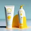 Placeholder: . SIMPLE COLORSSudal Media design for a refreshing sunscreen product. This product is available in the exhibition venue of the products in the theater