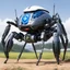 Placeholder: view in operation of the Utility Spider Cyborg System from Masamune Shirow Inc. Ranging from the size of an appleseed to a golf ball , A multi-legged, small self-propelled mechanical utility droid, equipped with the famous Shirow Bioroids' AI brain. Its function is to assist with small tasks: repair and maintenance, surveillance and alert of any potential threats, also is equipped with seburo J9 9mm with HV Shells and poseidon norinco inc muultipurpose guns