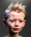 Placeholder: Tilda swinton toddler, full body, shoe, car, soft skin, dramatic lighting, hyper realistic