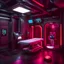 Placeholder: cyberpunk medical bay