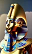 Placeholder: An ancient Egyptian pharaoh looks at the pharaonic armies in front of him far in front of the sea, cinematic, 8k, resolution concept art portrait by Greg Rutkowski, Artgerm, WLOP, Alphonse Mucha dynamic lighting hyperdetailed intricately detailed