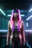 Placeholder: Blade runner portrait, Asian cyber woman:: symmetry photography, cyberpunk, pink hair, makeup, long line eye, light iris, :: latex coat :: cinematic, Ultra realistic, dark scene, soft color, highly detailed, unreal engine 5, RTX, ultra detail, 3d, finely drawn, high definition.