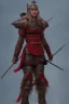 Placeholder: highly detailed girl viking queen, red glass armor, cinematic lighting, 4k, 8k, octane render, digital concept art, trending on artstation, pinterest, extremely detailed, ambient lighting.