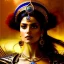 Placeholder: portrait beautiful face queen of Sheba ,busty,medieval metal armor balanciaga fashion clothe painting by gaston bussiere, greg rutkowski, yoji shinkawa, yoshitaka amano, tsutomu nihei, donato giancola, tim hildebrandt, oil on canvas, cinematic composition, extreme detail,fit full head inside picture