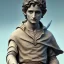 Placeholder: White Statue frodo, Rome style sculpture, full body, fresco background, hyper realistic, 8k,