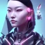 Placeholder: Portrait, cyberpunk Asian woman with rabbit mask, black pink color, highly detailed, art stations, concept art, smooth, unreal engine 5, god rays, ray tracing, RTX, lumen lighting, ultra detail, volumetric lighting, 3d, finely drawn, high definition, high resolution.