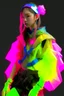 Placeholder: y2k, neon, fluo, cloth transparent, origami