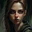 Placeholder: woman. Game Art