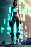 Placeholder: Cyberpunk space brutal female