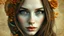 Placeholder: Abstract art, collage, double exposure effect, Van Gogh style. Beautiful female face looking at me, ultra realistic, stylized, highest resolution, best quality, extremely sharp focus, celtic style