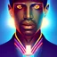 Placeholder: symmetry!! egyptian prince of technology, solid cube of light, hard edges, product render retro - futuristic poster scifi, lasers and neon circuits, brown skin man egyptian prince, intricate, elegant, highly detailed, digital painting, artstation, concept art, smooth, sharp focus, illustration, dreamlike, art by artgerm