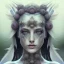 Placeholder: Portrait of beautiful girl, face dept of field,face shining, plant, metal, feathers, Dryad, fae, sidhe, ominous, nature, plants, wildflower sparkle,wildflower 3d view, facepaint, dnd character portrait, intricate, oil on canvas, masterpiece, expert, insanely detailed, 4k resolution, retroanime style, cute big circular reflective eyes, cinematic smooth, intricate detail , soft smooth lighting, soft pastel colors, painted Renaissance style,sharp fucus, bokeh,macro lens, 1500mm lens