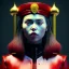 Placeholder: Soviet woman, rounded face, blood, black, red, samurai helmet, decorative color feathers, retro, bamboo, leather, soft color, highly detailed, art stations, concept art, smooth, unreal engine 5, god rays, ray tracing, RTX, lumen lighting, ultra detail, volumetric lighting, 3d, finely drawn, high definition, high resolution.