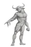 Placeholder: Centaur, a muscular man with a bull's head