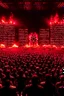 Placeholder: 4K realistic, Terminator crowd at a rammstein concert, flames everywhere.