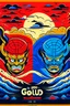 Placeholder: GOOD VS EVIL in the style of Hiroshi Nagai