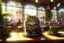 Placeholder: cute fluffy cat in a coffeehouse in sunshine Weight:1 detailed matte painting, deep color, fantastical, intricate detail, splash screen, complementary colors, fantasy concept art, 8k resolution trending on Artstation Unreal Engine 5 Weight:0.9