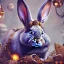 Placeholder: steampunk rabbit, extremely detailed, UHD, 8k,The close-up camera effect,sharp focus,perfect, background forest,position,hyperphotorealistic