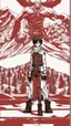 Placeholder: attack on titan red titan pattern for snowboard