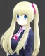 Placeholder: Girl with blonde twintails