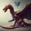 Placeholder: Portrait of dragon, highly detailed, color patterns on wings, soft studio lighting, background 64k